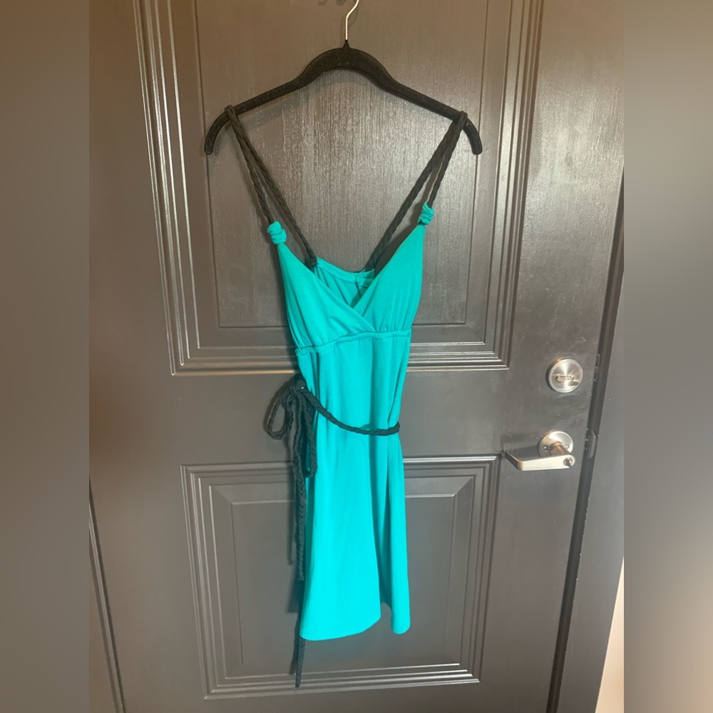 Green sundress, size large, never worn!